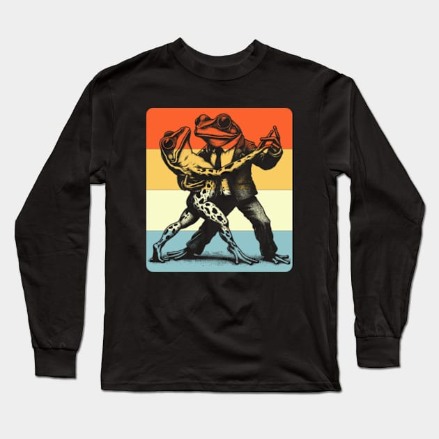 Dancing Frog Long Sleeve T-Shirt by GreenCraft